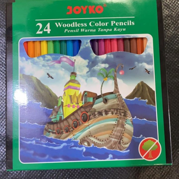 

Trendi Pensil Warna Joyko 24 Woodless Color Terbatas