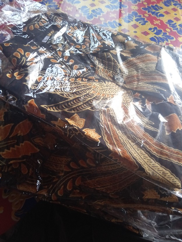 Batik Couple Keluarga Sania Ruffle Ori Ndoro Jowi Dnt Motif Pari Mataram
