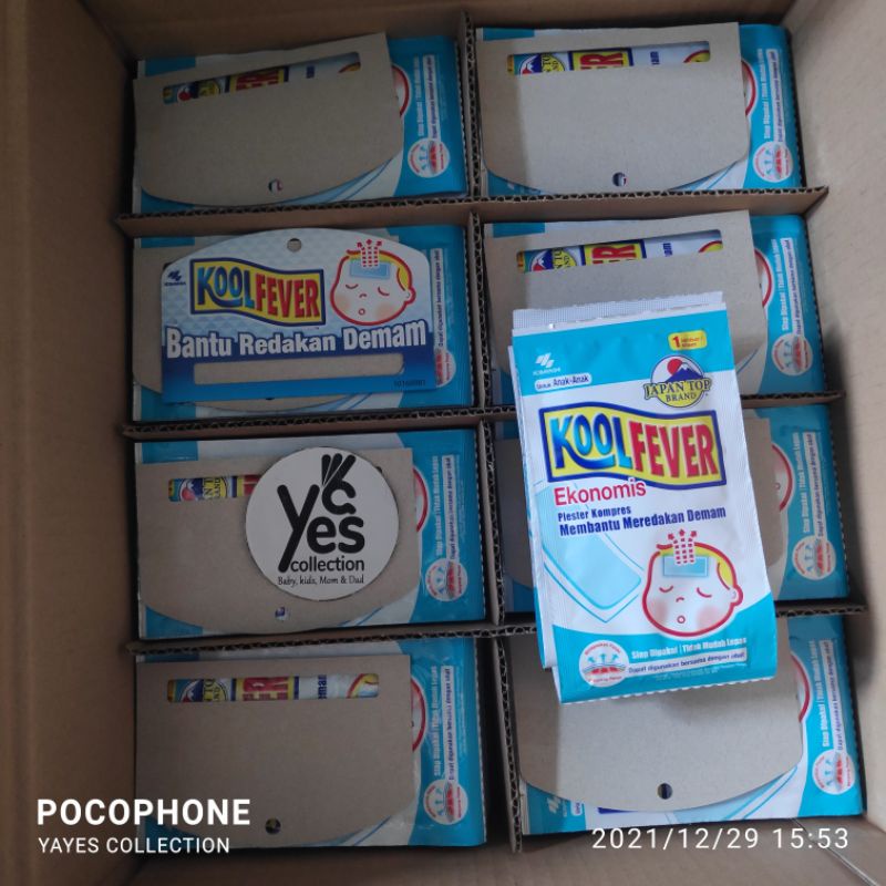 Koolfever Kompres Demam Bayi Newborn 0 - 2 Tahun Anak 2+ Thn 1 Sachet isi 1 Lembar koolfiver koolviver Plaster Penurun panas kulfever kolvifer