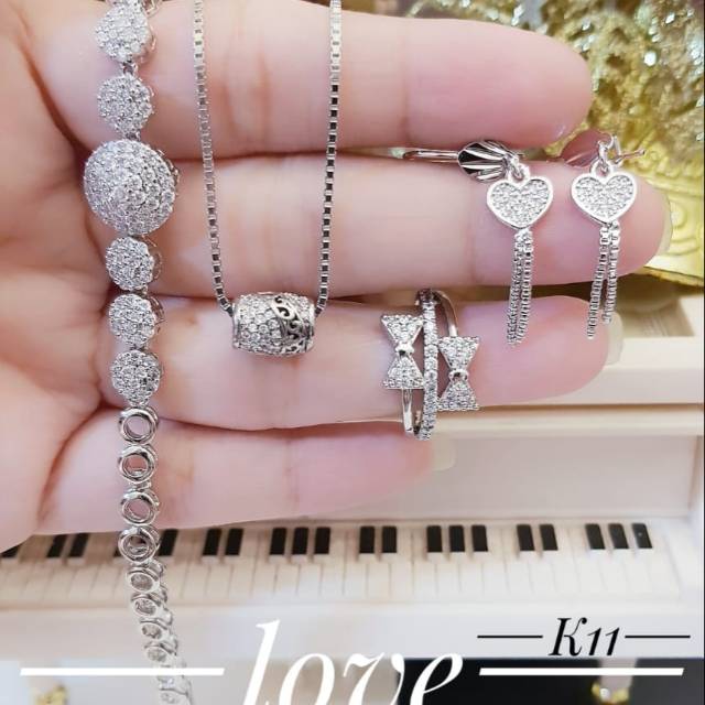 Xuping set perhiasan lapis emas 24k 1509i