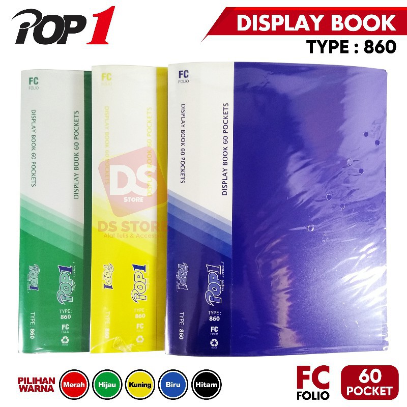 

CLEAR HOLDER / DISPLAY BOOK FOLIO CH-60 ISI 60 LEMBAR POP1