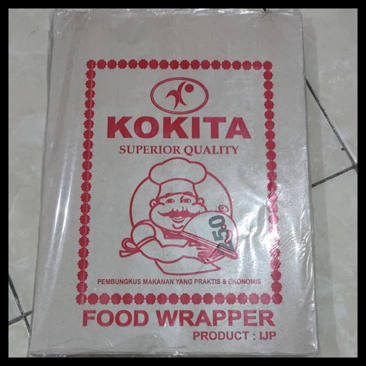 

Khusus Grab | Kertas Bungkus Nasi Coklat Isi 5 Bks (1250Lbr)