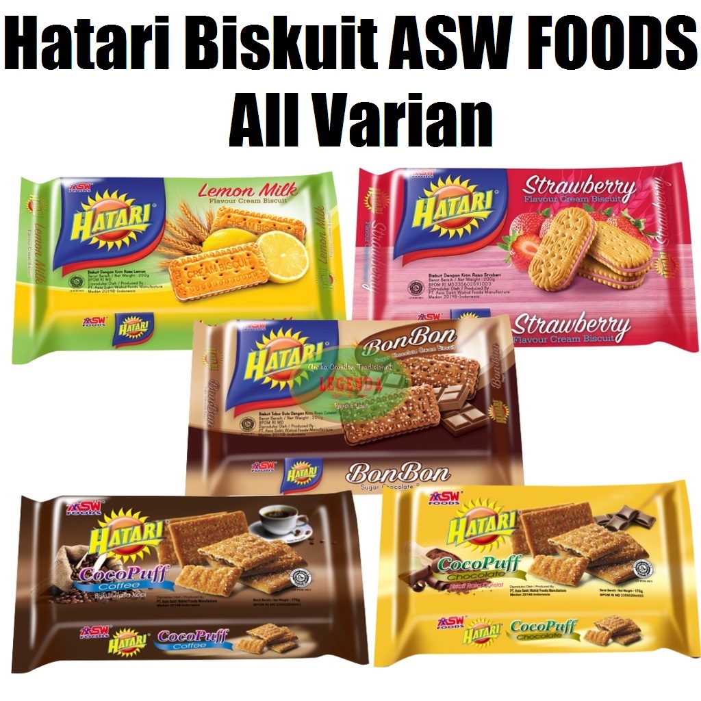 

HATARI Bon Bon Sugar Chocolate Biscuit 200 gr #CPAL