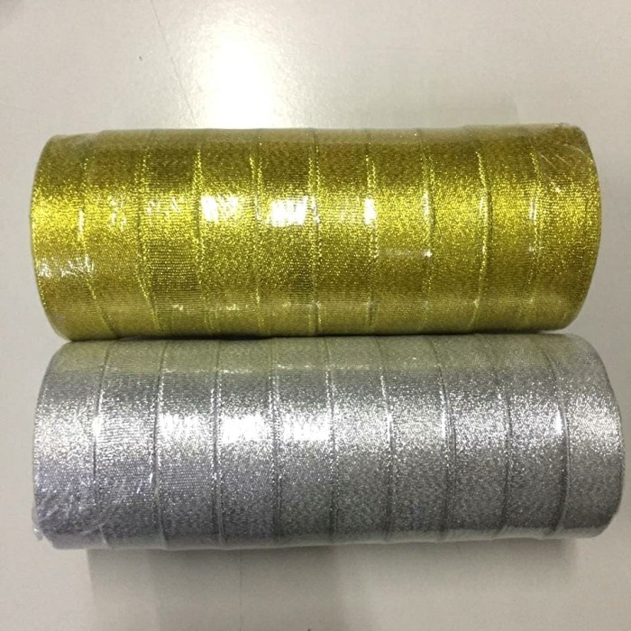 

Pita Emas / Perak ( 2cm ) 3/4 inch harga per roll - Grosir - Abu-abu