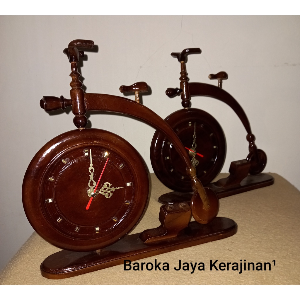 Jam Sepada Antik Kayu Jati