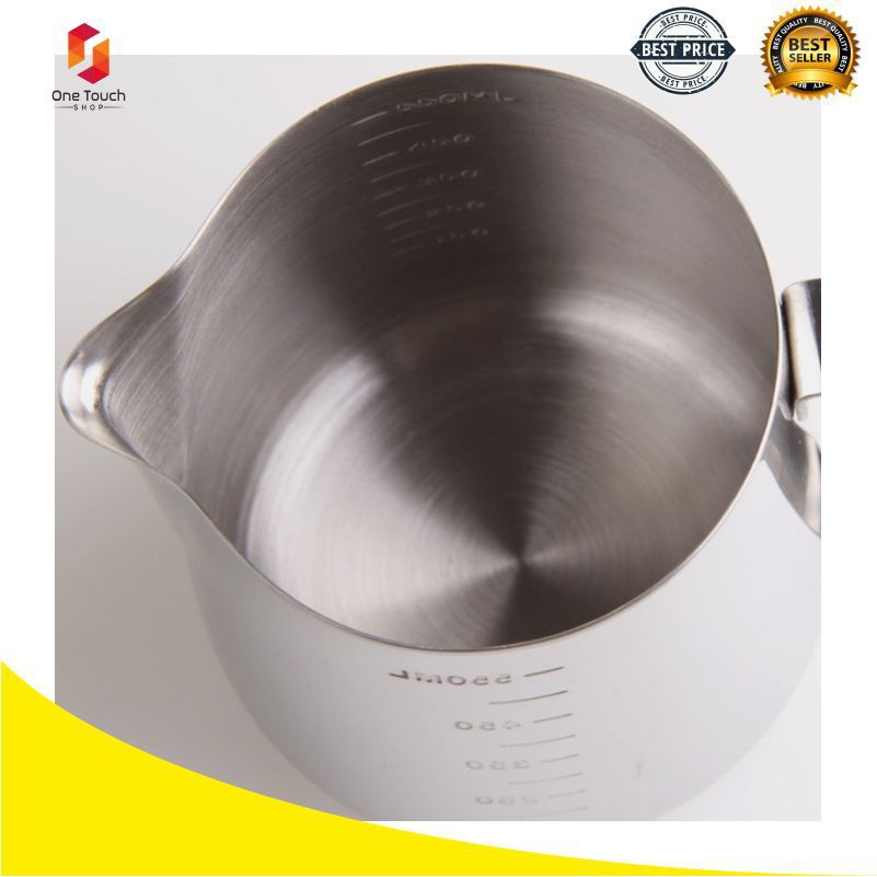 Grab Medan DROHOEY Gelas Pitcher Kopi Espresso Latte Art Stainless Steel 1000ml 600ml  ZM0078