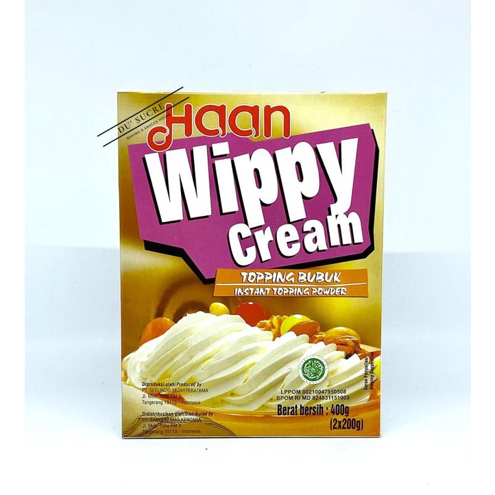 

Wippy Cream Haan 400gr