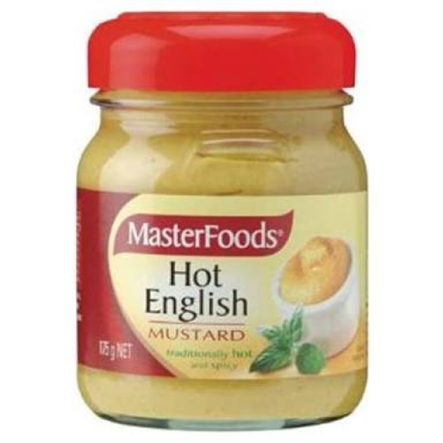

masterfoods hot english mustard saus english mustard 175 g