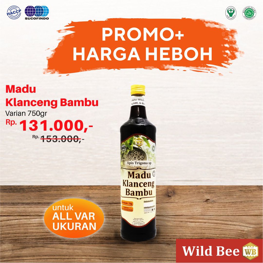 

Madu Klanceng Bambu / Lebah Apis Trigona Asli - Wild Bee