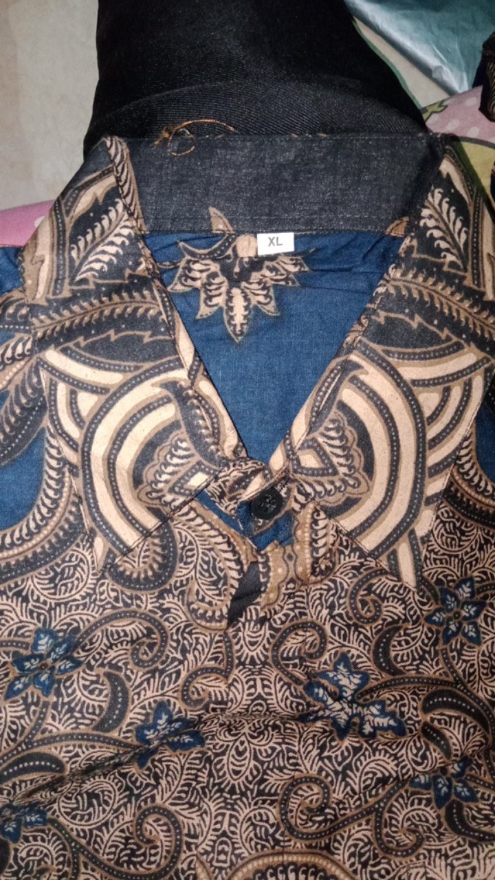 Batik Terbaru Kemeja Batik Pria Lengan Panjang Size M L Xl Xxl  Bswart Batik Kenongo Hem Panjan