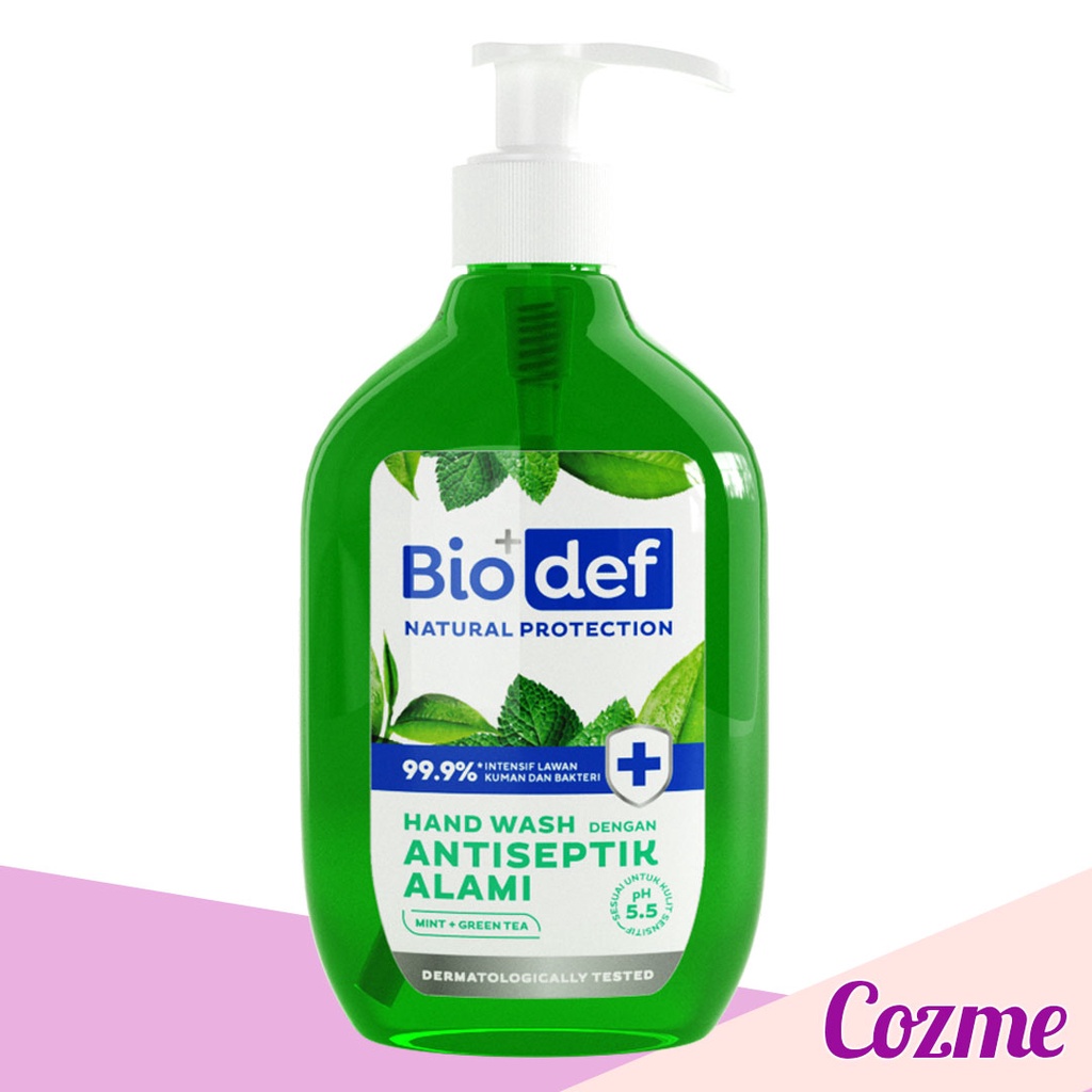 BIODEF Hand Wash Antiseptik Alami Mint + Green Tea | Yuzu