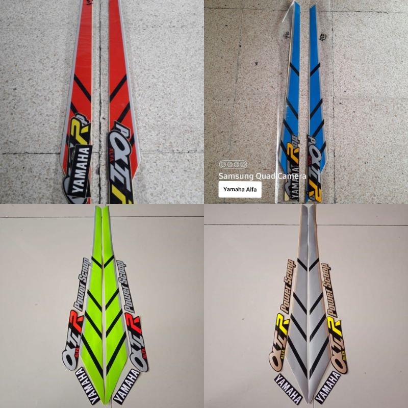striping sticker yamaha Alfa 1990 1991