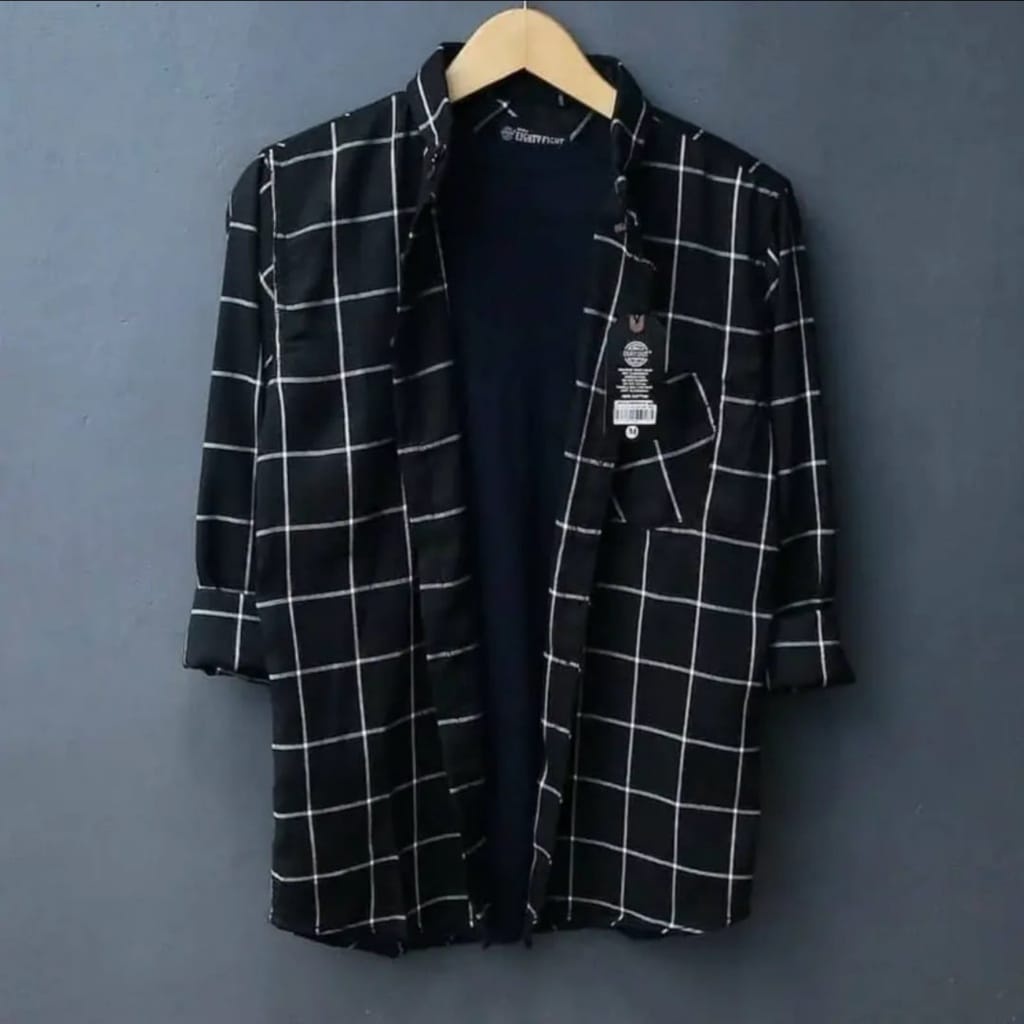 Kemeja Flanel Pria Impor distro Oversize Lengan Panjang Premium Kemeja Flanel Kotak Kotak Pria Wanita