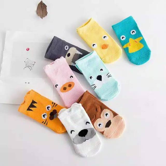 ♥BabyYank♥ Kaos Kaki Bayi Anak Karakter Lucu Kaos Kaki Bayi Korea Lucu Anti Slip Murah Import