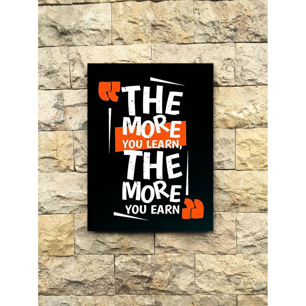 Poster Quotes Kata Bijak Motivasi Dekorasi Pajangan Hiasan Dinding