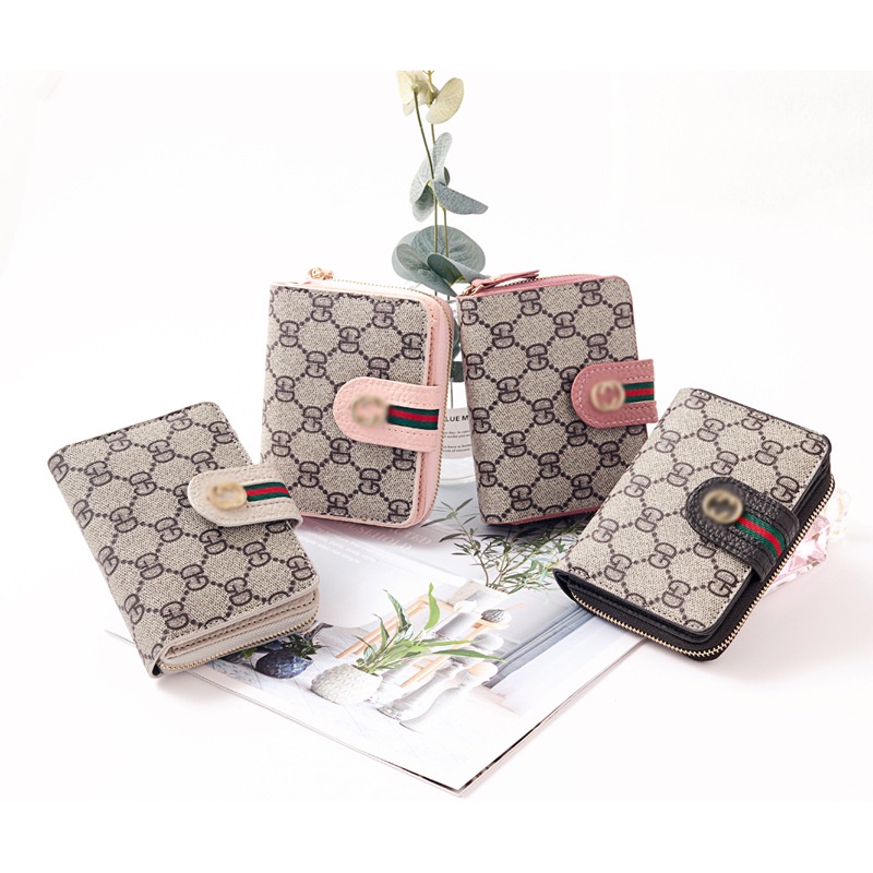 (COD) Dompet Kartu Wanita Motif GD Dompet Fashion MALL SHOPPING