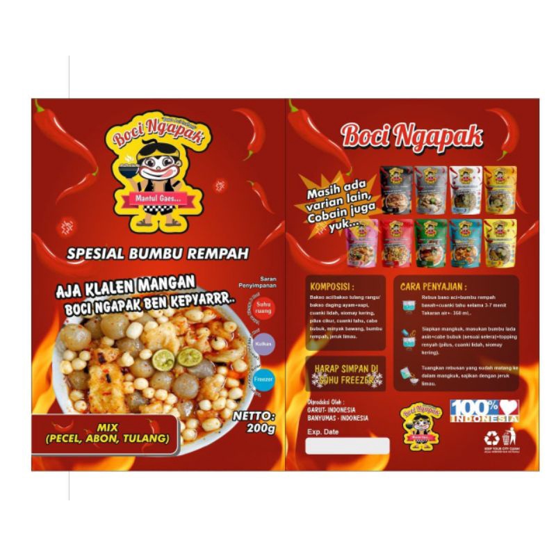 

KEMASAN BOCI NGAPAK MIX (NEW)