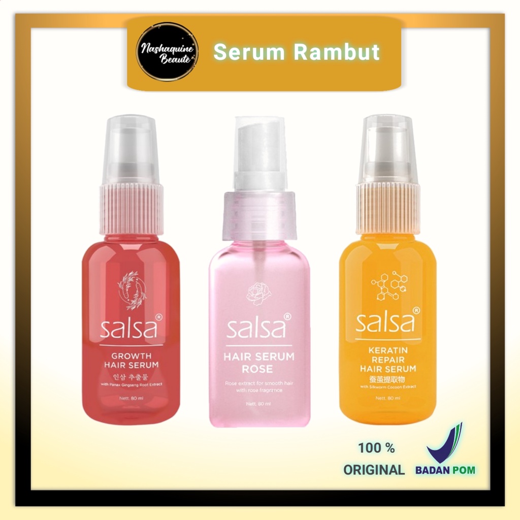 SALSA Hair Serum - Perawatan Rambut Rontok Kusam Bau