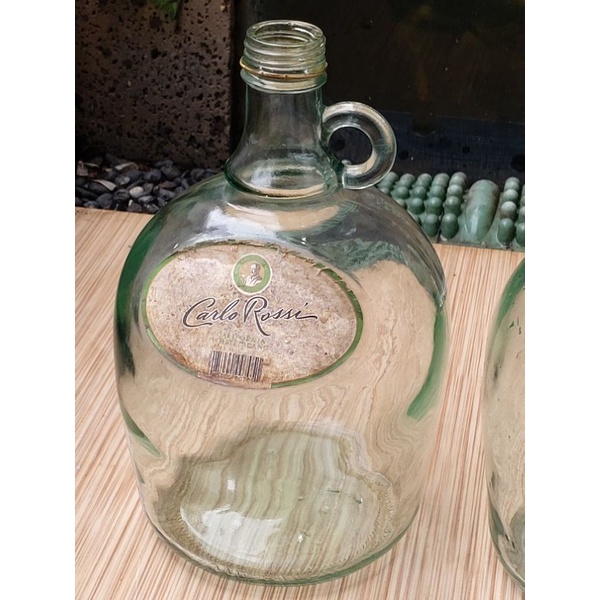 Botol Carlo Rossi Original Kaca Unik 3 Liter