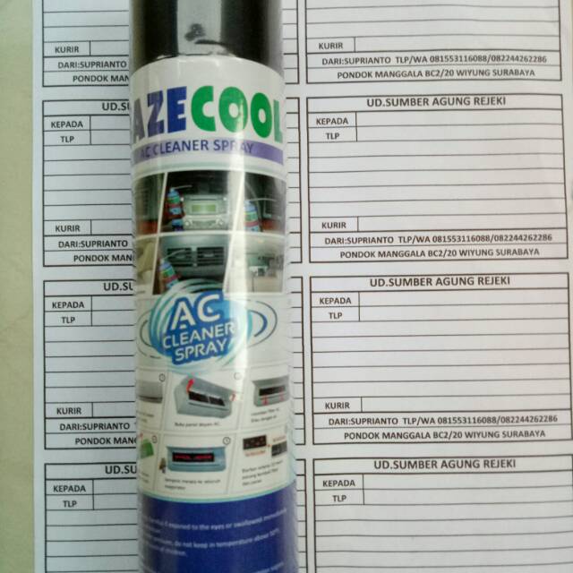 HAZECOOL AROMA KOPI COFEE COFFE AC CLEANER - PEMBERSIH AC MOBIL DAN AC RUMAH