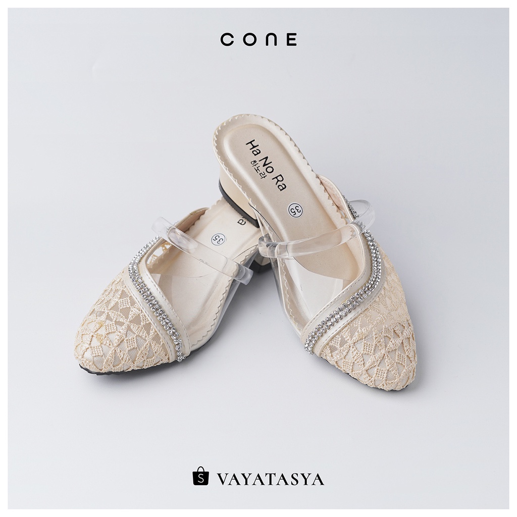 Vayatasya Ha No Ra Cone / sandal slip-on anak perempuan / hak tahu