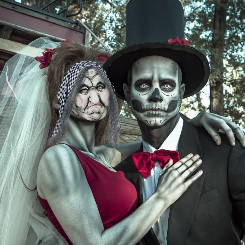 Zzz Penutup Kepala Desain Granny Horror Untuk Pesta Halloween / Festival / Cosplay