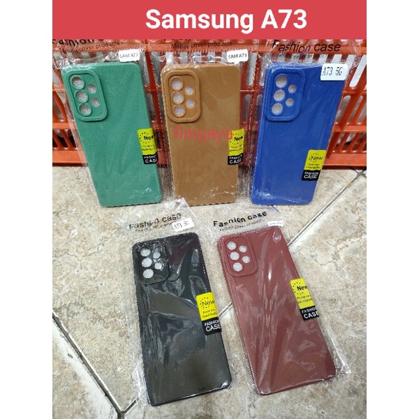 Softcase Samsung A73 5G Silikon Casing Selicon Case Macaron Pelindung Pro Camera