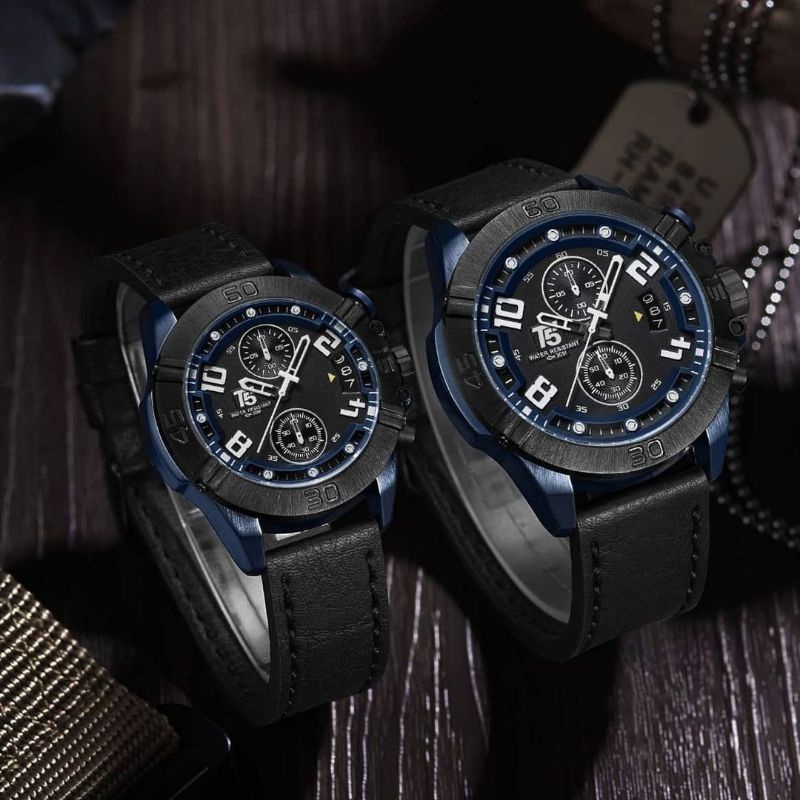 JAM TANGAN T5 H3637G COUPLE EDITION ORIGINAL CHRONOGRAPH