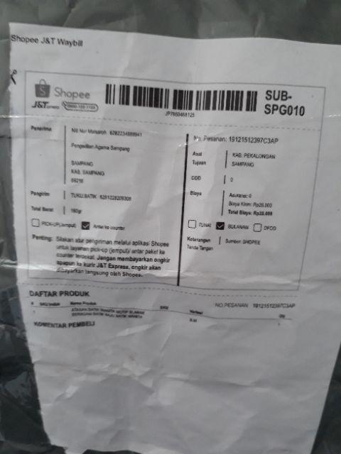 Atasan Batik Wanita Motif Blarak Seragam Batik Baju Batik Wanita