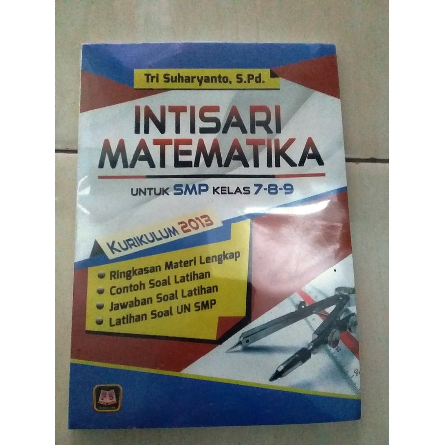 Intisari Matematika Smp Kelas 7 8 9 Kurikulum 2013 Pustaka Setia