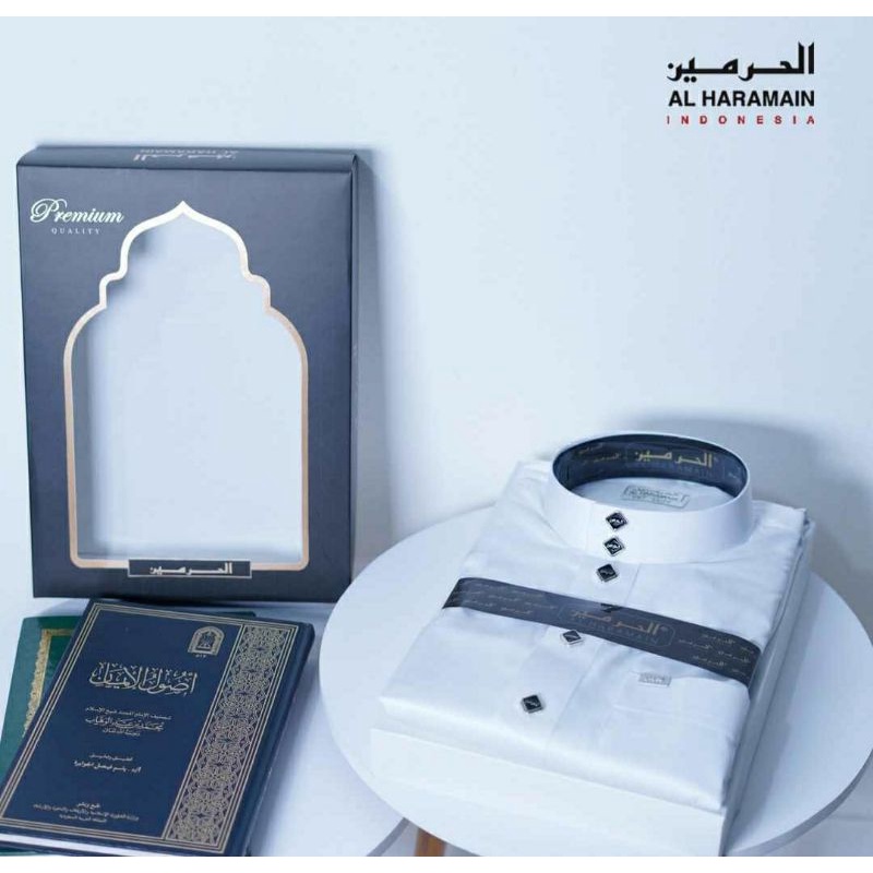 JUBAH WOLL AL HARAMAIN KANCING PREMIUM