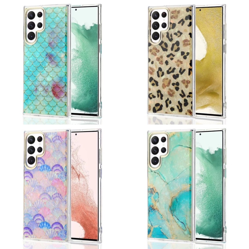 Samsung A32 A13 4G 5G A23 A73 A53 A13 A21s Soft Shell Marble TPU Phone Case High Quality Luxury