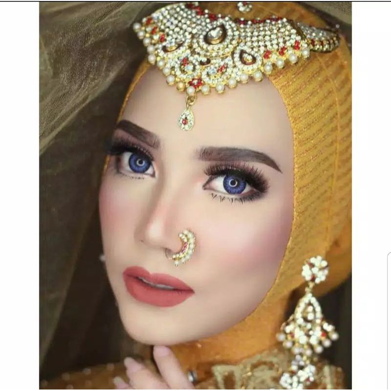 pasmina rajut gliter pengantin