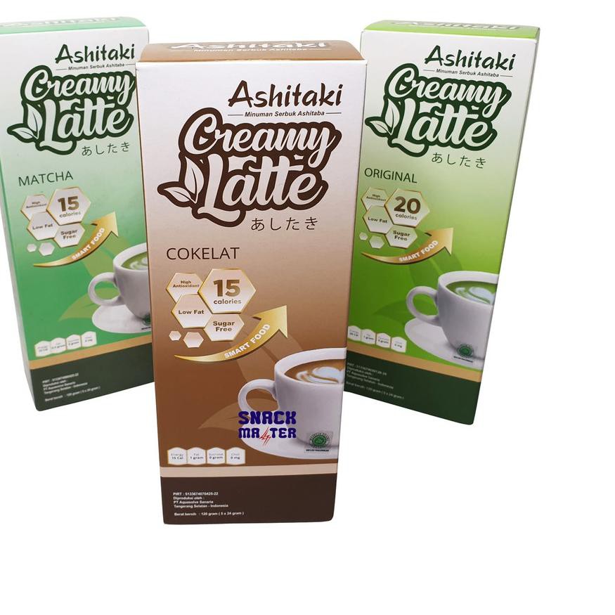

Termurah!! (ctb-764) Ashitaki Creamy Latte - Netto 5 bks x 24 gr