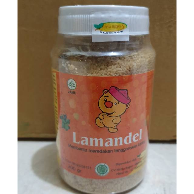 

LAMANDEL botol 200gr herbal amandel