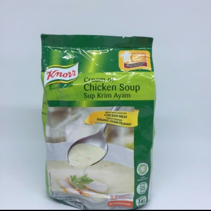 

Ready- Knorr Knor Cream Of Chicken Soup Sup Ayam Berkrim 1Kg - Pouch, 1 Kg