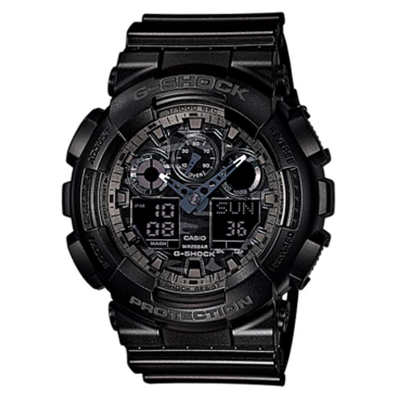 CASIO ORIGINAL G-SHOCK G SHOCK GA-100CF-1A GA 100CF 1A 100 CF GA100 JAM TANGAN PRIA JAM DUNIA