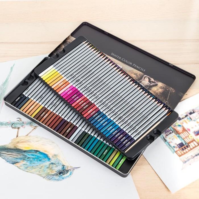 

Deli Pensil Warna Cat Air / Watercolor Pencil - 72C Warna/color 6524 Berkualitas