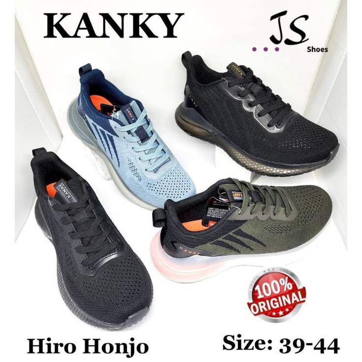 KANKY HIRO HONJO - SEPATU SNEAKERS TALI PRIA DEWASA MERK KANKY