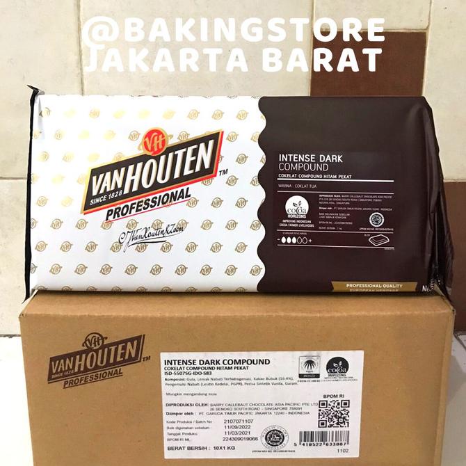 

Van Houten Dark Compound Intense 1 kg | Coklat Batang Van Houten
