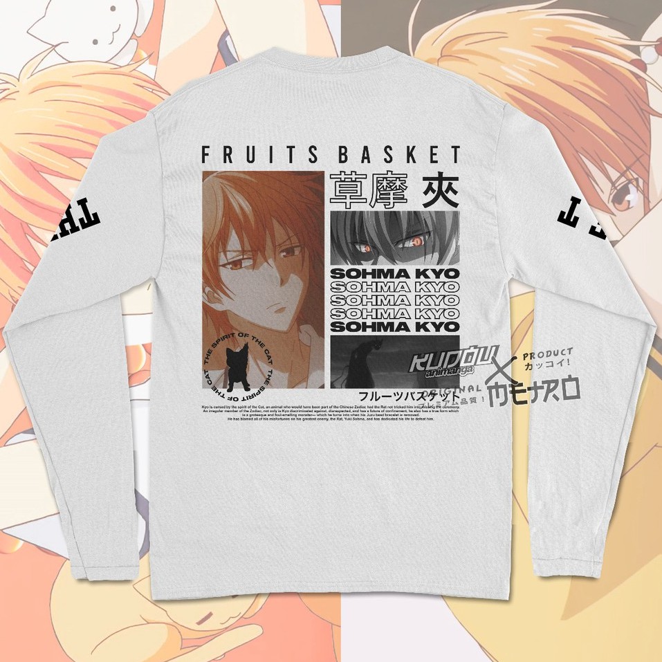 Longsleeve Sohma Kyo V2 Anime Manga Fruit Basket Premium Unisex