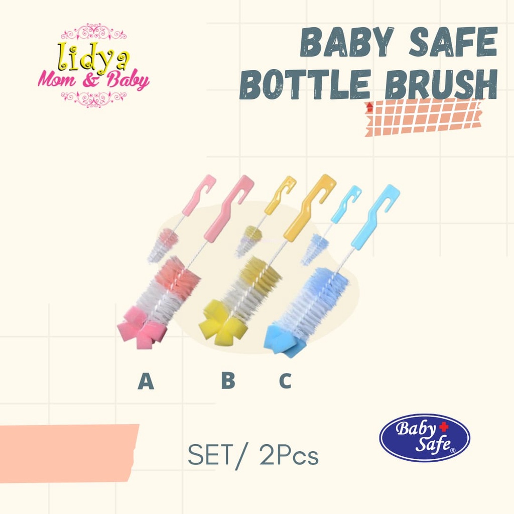 baby safe bottle brush BD037 / Baby Safe Bottle Set Brush