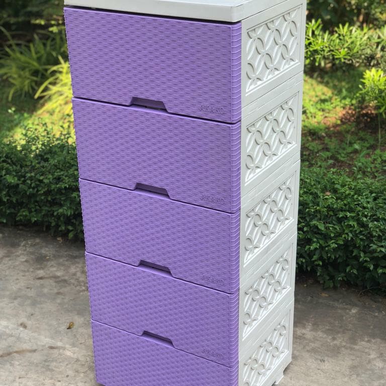 Lemari Plastik Lemari Pakaian Laci Plastik ROVEGA CTR SUSUN 5