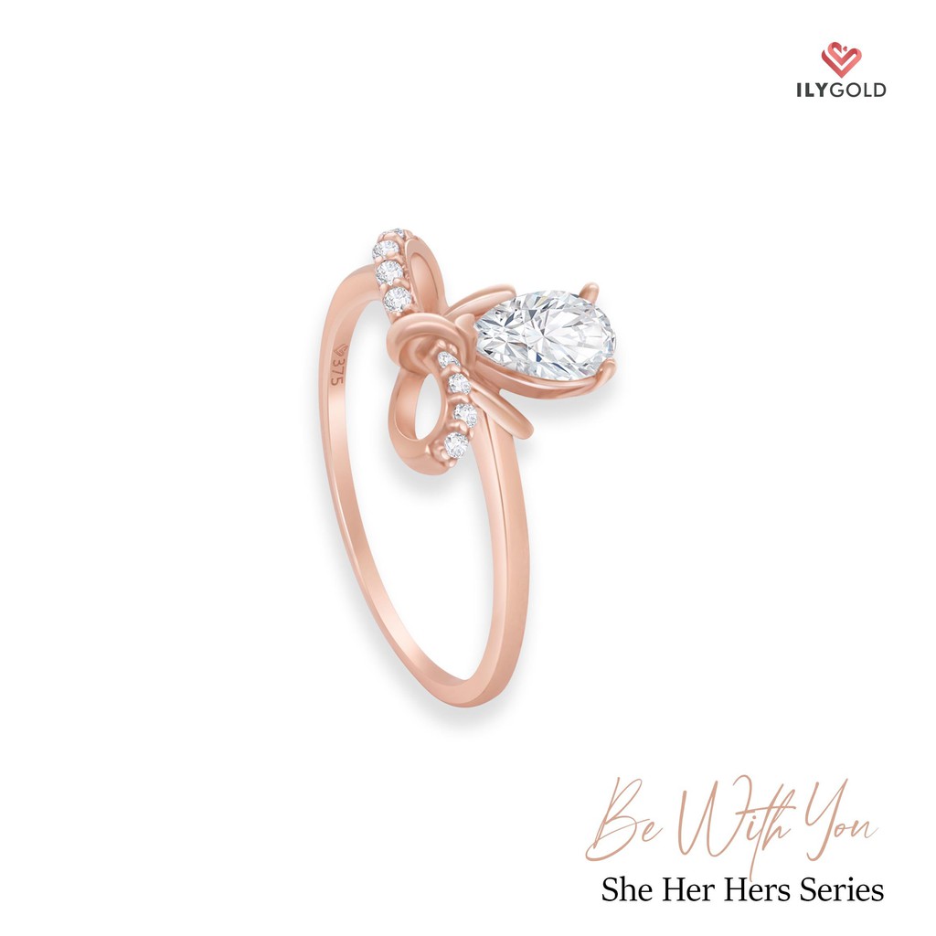 ILY GOLD She Her Hers Ladies Ring  Be With You Collection