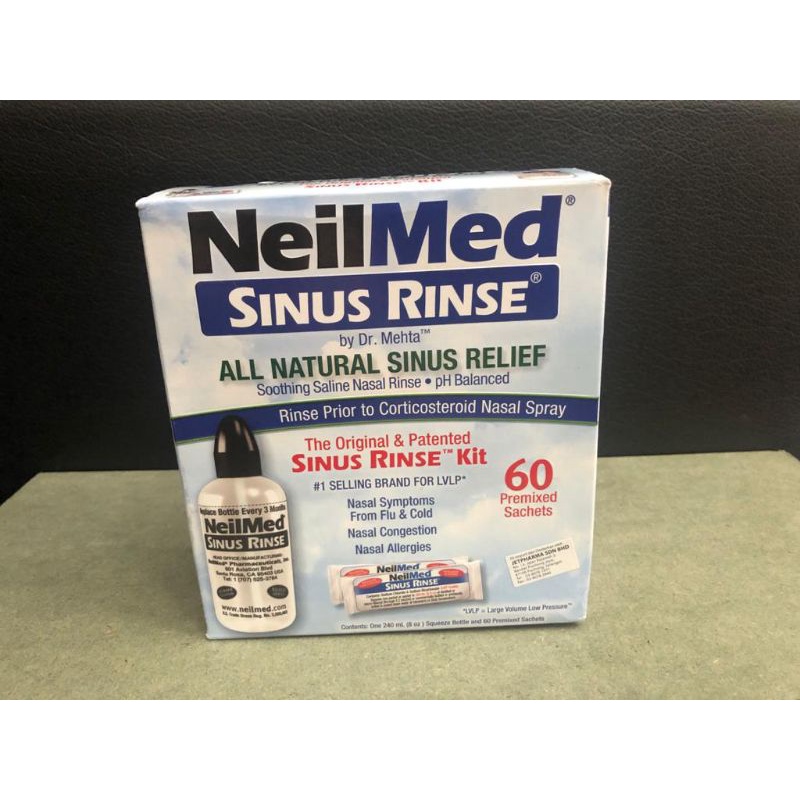 Neilmed sinus rinse isi 60 plus botol original import