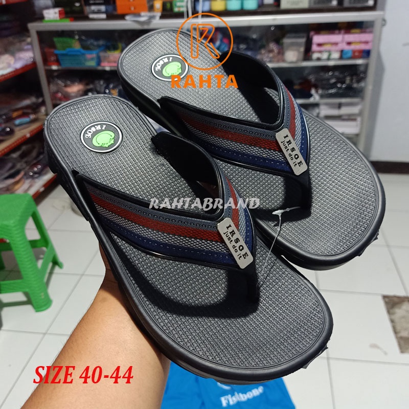 Irsoe Jepit 217 Just do it/sandal karet pria/sendal jepit Dewasa