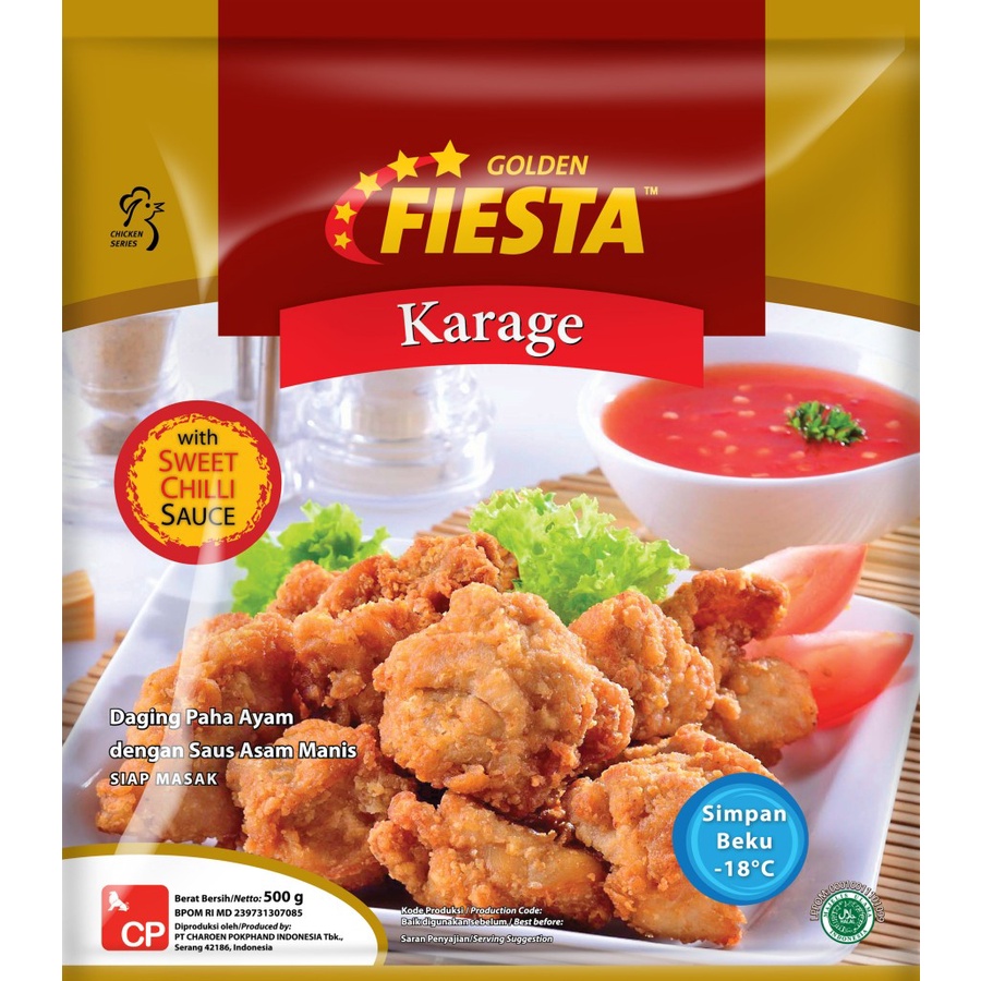 

CHICKEN KARAGE W CHILLI SAUCE GOLDEN FIESTA 500GR HALAL