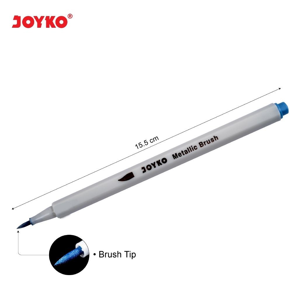 COLOR BRUSH PEN JOYKO CLP 21 / PENA KUAS METALIK JOYKO CLP 21