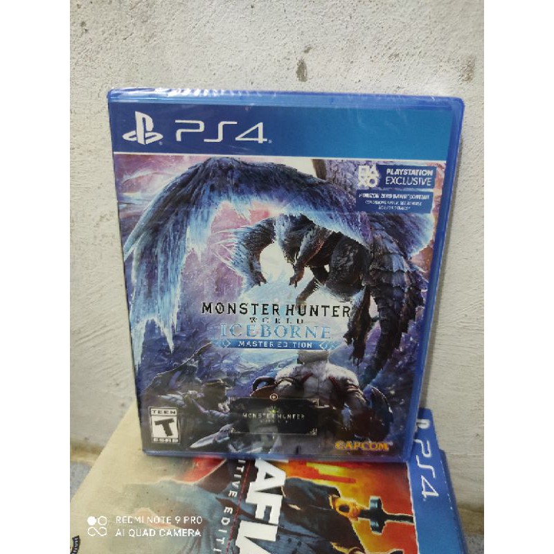 PS4 MONSTER HUNTER WORLD ICEBORNE MASTER EDITION