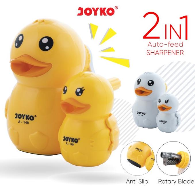 

PROMO Sharpener Rautan Serutan Putar Joyko A-149 2 In 1/PULPEN GEL/PULPEN LUCU/PULPEN 1 PACK/PENSIL WARNA/PENSIL 2B/PENGHAPUS JOYKO/PENGHAPUS LUCU/RAUTAN PENSIL PUTAR/RAUTAN ELEKTRIK/SPIDOL WARNA/SPIDOL PERMANEN/SPIDOL WHITEBOARD/CORRECTION TAPE
